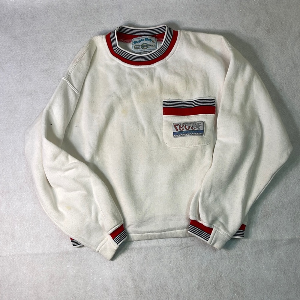 Vintage made in Hong Kong bugle boy sweater 1137